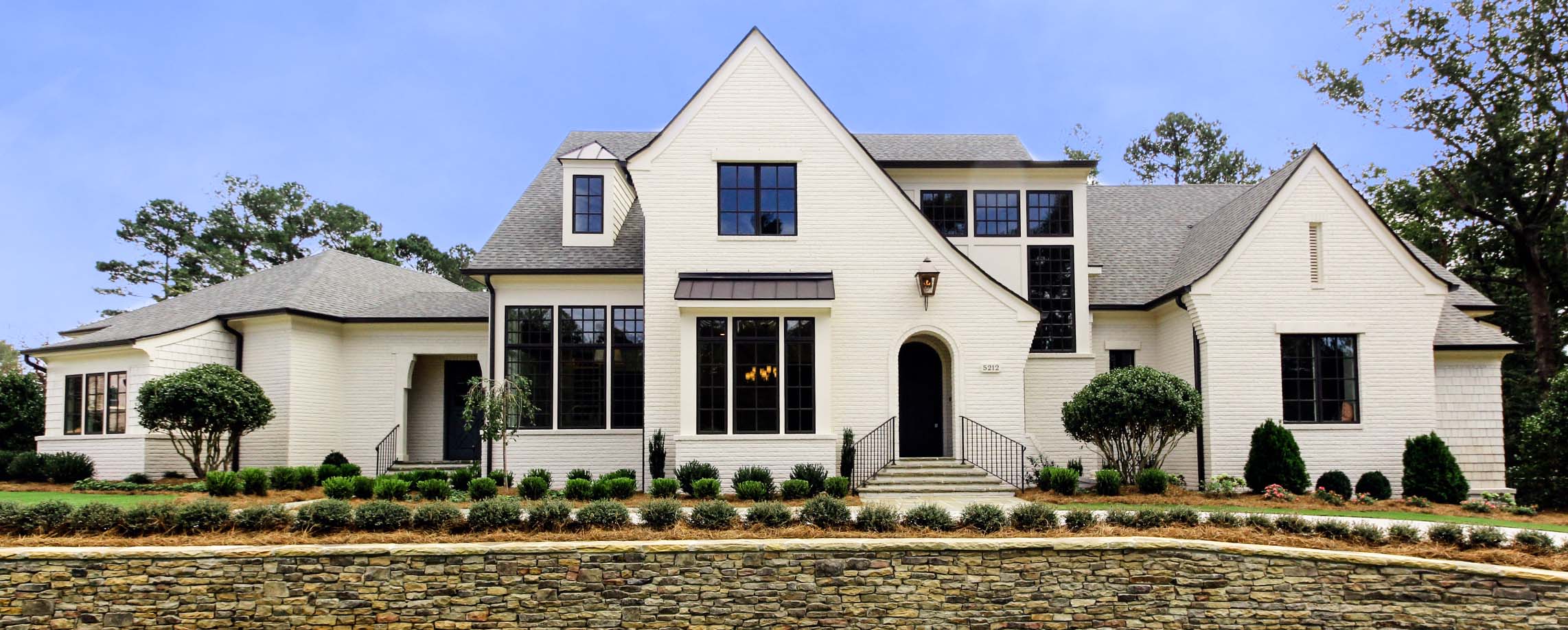 Custom Luxury Estate Home by Loyd Builders, located in Apex, NC (image size 2284x919)