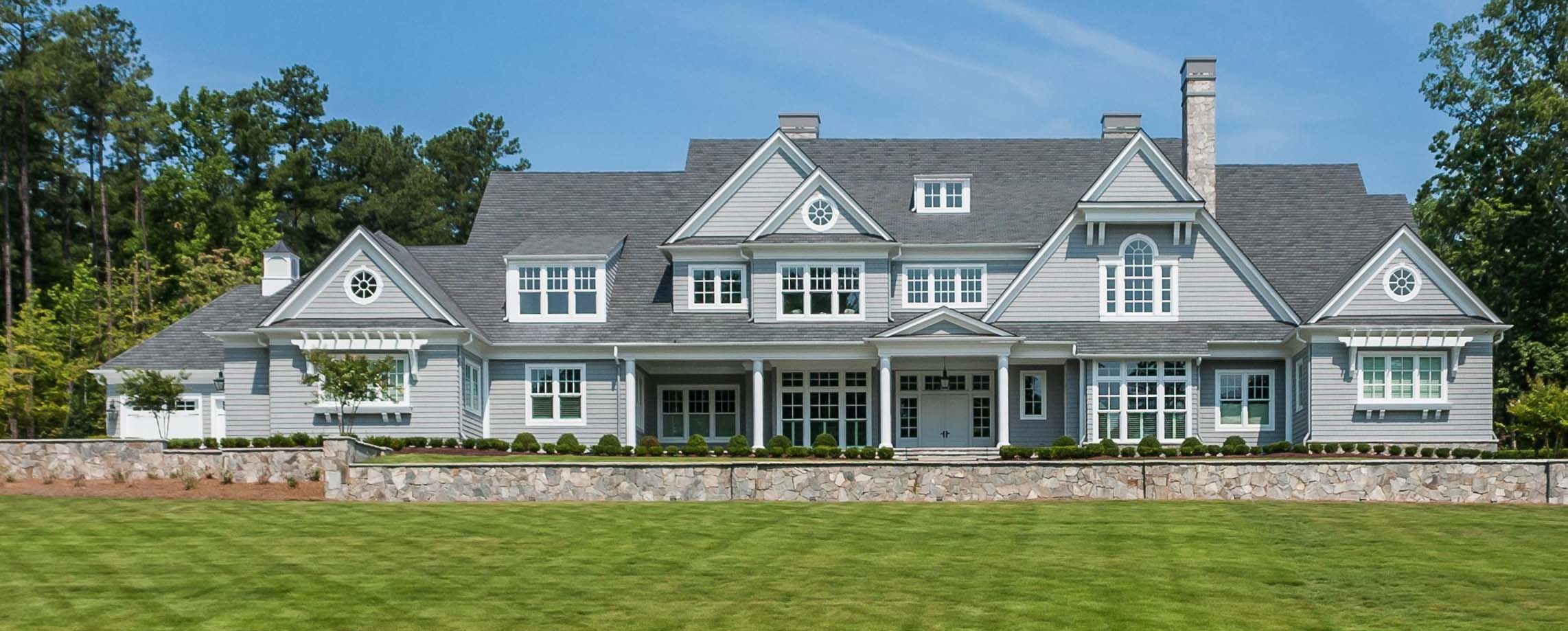 Custom Luxury Estate Home by Loyd Builders, located in Apex, NC (image size 2284x919)